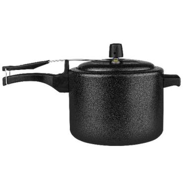 Imagem de Panela de Pressão 4,5 Litros Aluminio Craquelada Preta Real