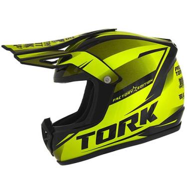 Imagem de Mini Capacete Pro Tork Factory Edition Cross, AMARELO, Único