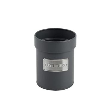 Imagem de Porta Utensílios de Metal com Divisórias Removíveis Matte Cinza 11X14CM