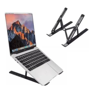 Imagem de Suporte para Notebook com 6 Níveis, Ajustável, Dobrável, Portatil, Antiderrapante, Ergonômico