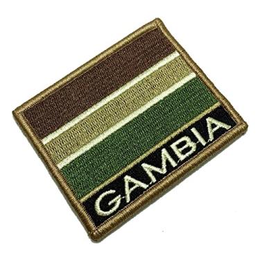 Imagem de BP0196NV03 Bandeira Gâmbia Bordado Fecho Contato