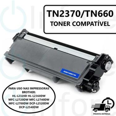 Imagem de Toner Compatível Com Tn660 Tn2370 Tn2340 Tn2370 Tn2340 Preto - Premium