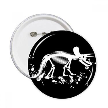 Imagem de Ossos de Dinossauro, Miniatura, Pinos Redondos, Botões, Decoração de Roupas 5 Peças Presente