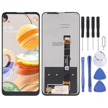 Imagem de YUNCHAO Acessórios telefônicos Tela TFT LCD para LG Q61 com o Digitalizer Full Assembly Substituição do telefone celular