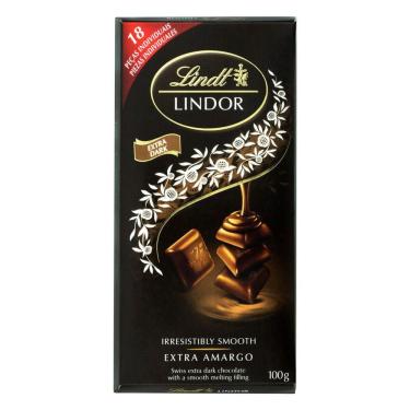 Imagem de Chocolate Lindt Lindor Extra Dark com Recheio Cremoso 100g
