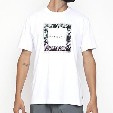 Imagem de Camiseta Rip Curl Tropic Logo Filter Sm23 Masculina Branco