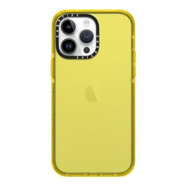 Imagem de CASETiFY Capa Impact para iPhone 14 Pro Max [4X testada contra quedas de grau militar/proteção contra quedas de 2,5 metros] - amarela