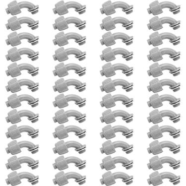 Imagem de BBTO Conector líquido apertado 1/2 polegada flexível não metálico encaixe de conduíte elétrico acessórios de PVC de 90 graus para utensílios de tubo de casa de banho cozinha casa de banho (48 peças),