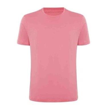 Imagem de Camiseta Individual Básica Regular Rosa Escuro-Masculino