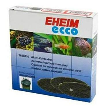 Imagem de Eheim Almofada de filtro de carbono para filtros de recipiente ECCO, pacote com 3