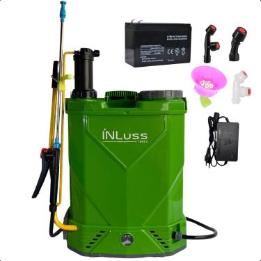 Imagem de Pulverizador Costal Elétrico e Manual 2 em 1 a Bateria, Capacidade 20 Litros