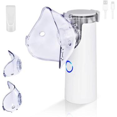 Imagem de Nebulizador Inalador Sem Fio Ultrassonico Silencioso Compacto Portatil