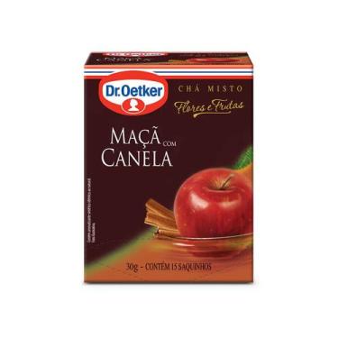 Imagem de Chá maçã e canela dr oetker sachê 10g c/ 15 unidades