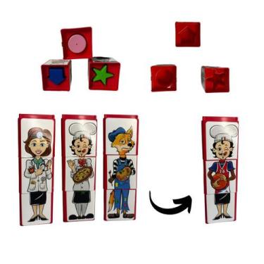 Imagem de Cubinhos 4 em 1 - Caixa - MercoToys