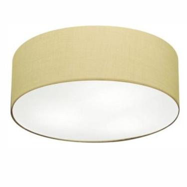 Imagem de Plafon Para Banheiro Cilíndrico SB-3006 Cúpula Cor Algodão Crú - Vivar