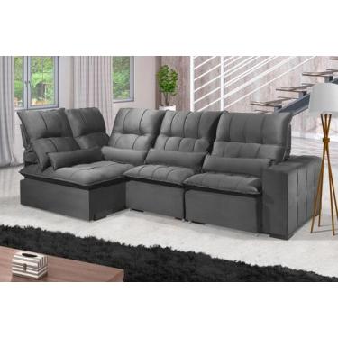 Imagem de Sofá Retrátil Reclinável ELLOA DE CANTO COM CHAISE 3.05 x 1.80m ESTILO