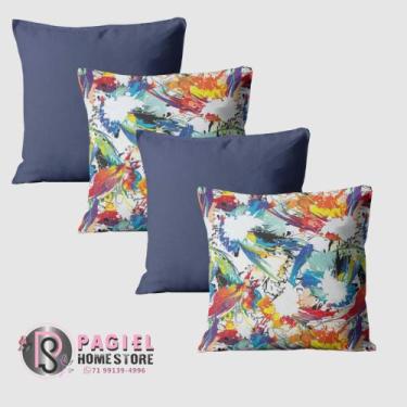 Imagem de Kit Com 4 Capas de almofada Belize 40cmx40cm - pagiel homestore