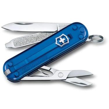 Imagem de Canivete Suíço VictorInox Classic 7 Funções, Azul claro