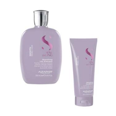Imagem de Shampoo 250ml e Condicionador 200ml Alfaparf Sdl Smoothing - Anti Friz
