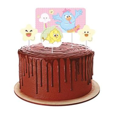 Imagem de Topper Festa Galinha Pintadinha Candy - 04 unidades - Festcolor - Rizz