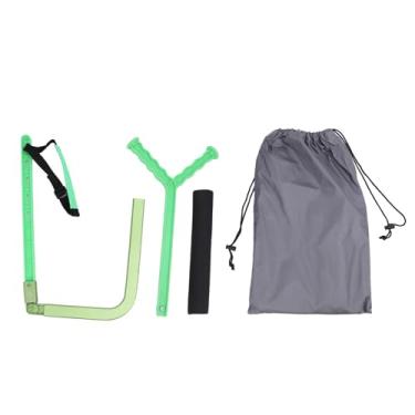 Imagem de Ferramenta de Treinamento de Balanço de Golfe, Rotação Multiângulo Ajustável, Ergonômico, Treinador de Balanço de Golfe para Ambientes Internos e Externos (Verde)