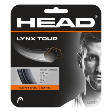 Imagem de HEAD Conjunto de cordas de tênis Lynx Tour 17-1,25 mm, preto