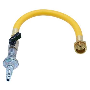 Imagem de TOPRING Adaptador de sopro de água de compressor de ar de 45 PSI, kit de inverno para trailer com conector de mangueira de jardim macho e regulador de pressão de ar predefinido