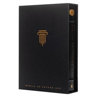 Imagem de Livro - Bíblia de Estudo ACF, Couro-soft preto | Com comentários da Ki
