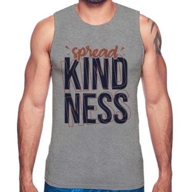 Imagem de Regata Spread Kindness - Foca na Moda, Cinza, P