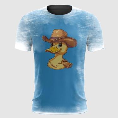 Imagem de Camiseta Pato com Chapéu de Cowboy - FABRIQUETA, GG
