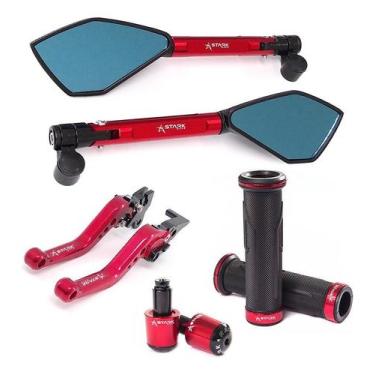 Imagem de Manete Manopla Peso Retrovisor Fazer 150 Ubs Factor 150 Ubs - Stark Ra