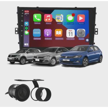 Imagem de Kit Multimídia Polo Virtus Tcross 9 Pol Android 2/32GB Carplat Bt WiFi - Vision 8990X