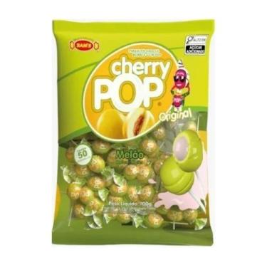 Imagem de Pirulito Cherry Pop Melão - Pacote com 700G - SIMAS INDUSTRIAL