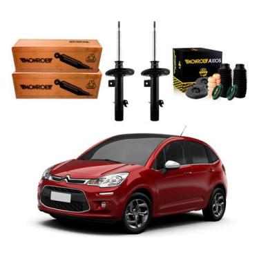 Imagem de Kit Amortecedor Dianteiro C3 Manual 1.6 2013 A 2021 - Monroe