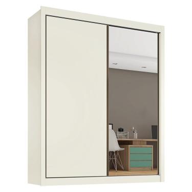 Imagem de Guarda-roupa Zurique Mdf 2 Portas De Correr 4 Gavetas Europa Off White