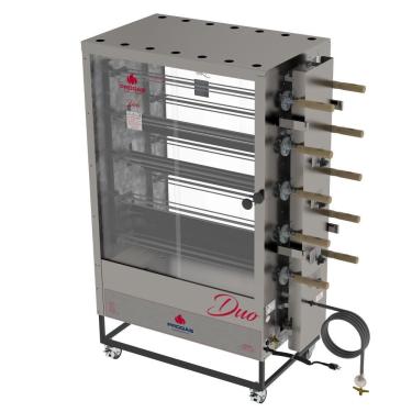 Imagem de Forno Rotativo A Gás Progás 10 Espetos Universal 100kg De Carne Bivolt Pr-6100un Duo