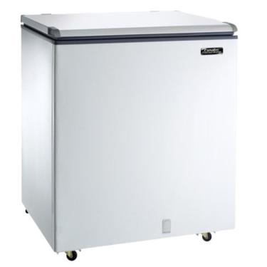 Imagem de Conservador Horizontal Freezer Esmaltec ECH250 Degelo Manual 214L com Rodízios Branco 220V