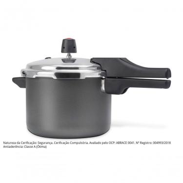 Imagem de Panela De Pressão Antiaderente Fechamento Externo 4,5 Litros Indução 88145