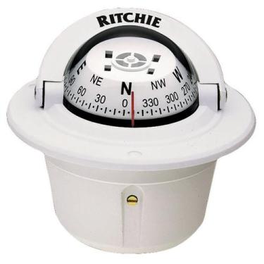Imagem de Bússola Ritchie Explorer embutida F-50W branca