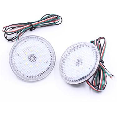 Imagem de PAISION Lente transparente refletor de para-choque traseiro LED luz traseira de freio lâmpada de neblina compatível com Scion Xb Iq Toyota Sienna Corolla Pathfinder