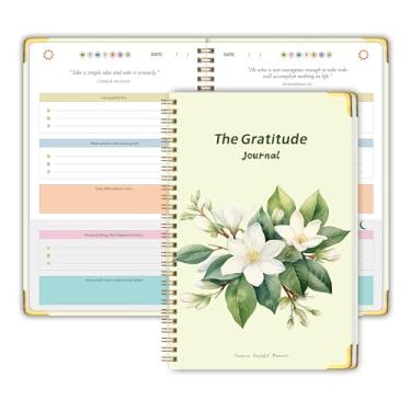 Imagem de Kamoy The Gratitude Journal for Women, Men - Daily Guided Journal for Happiness, Affirmation, Mindfulness, Reflection & Self Care - Undated (Beige)