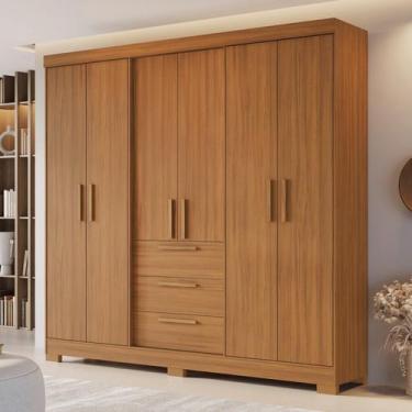 Imagem de Guarda-roupa com 6 Portas e Puxador - Notável Móveis