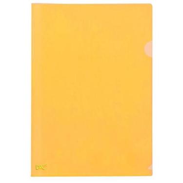 Imagem de Pasta em L A4 Laranja Neon 910PP/LJ pacote com 10 unidades Dac