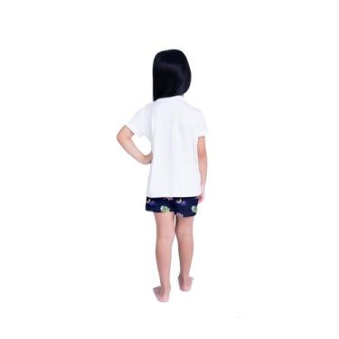 Imagem de Pijama Infantil SHORT E BLUSA Lana CORUJA Personagens Roupa De Dormir 