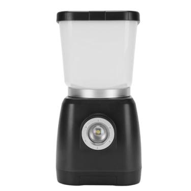 Imagem de Dpofirs Lanterna de Acampamento de Manivela de Mão Recarregável, Lanterna Leve da Tenda de 6000mAh LED, Eletricidade Auto -geradora Impermeabilização para Sobrevivência Ao Ar Livre de (Preto)