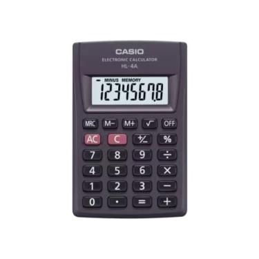 Imagem de Calculadora Portátil Casio Preto Hl-4A-W4-Dp