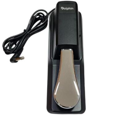 Imagem de Pedal Sustain Para Teclado Piano Controlador Universal P10 - Dolphin