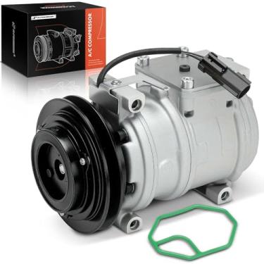 Imagem de A-Premium Compressor De Ar Condicionado Premium Com Embreagem Compatível Dodge Grand Caravan 1996-2000, Plymouth Chrysler Voyager, 10Pa17C