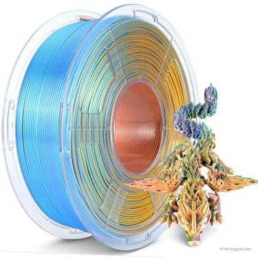 Imagem de Filamento de impressora 3D TECBEARS Silk PLA 1,75 mm 1 kg 4 cores