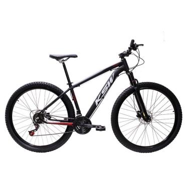 Imagem de Bicicleta Aro 29 Bike Ksw Xlt 21 Marchas Alumínio Freio A Disco Preto Fos -ad Verme Bco 19